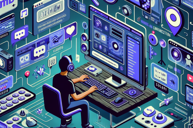 "Imagen destacada de extensiones de Twitch mostrando ejemplos de herramientas interactivas para mejorar la experiencia de transmisión en vivo, incluyendo estadísticas y elementos de interacción para los espectadores."