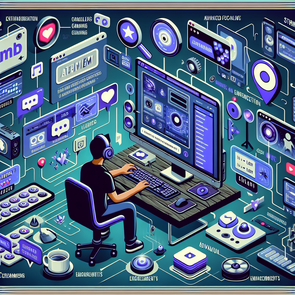 "Imagen destacada de extensiones de Twitch mostrando ejemplos de herramientas interactivas para mejorar la experiencia de transmisión en vivo, incluyendo estadísticas y elementos de interacción para los espectadores."